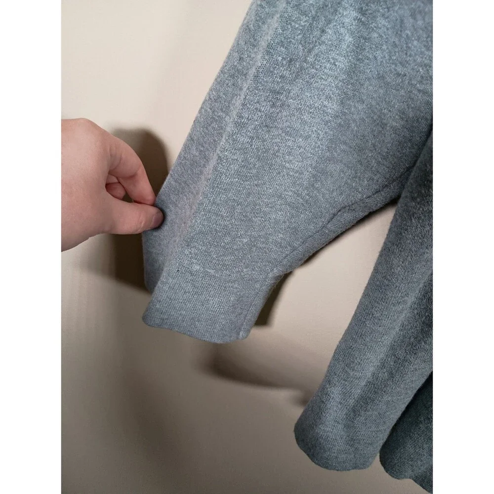 J.Jill Open Long Sleeve Gray Collared Womens Cardigan Size XL